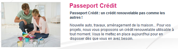passeport crédit