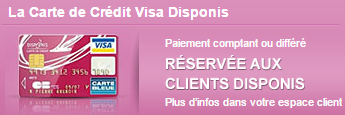 carte de crédit Visa Disponis