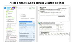 Mon relevé de compte Cetelem depuis mon espace personnel - Cetelem