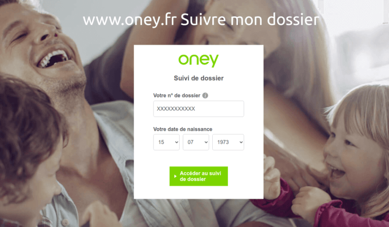 www.oney.fr Suivre mon dossier Oney