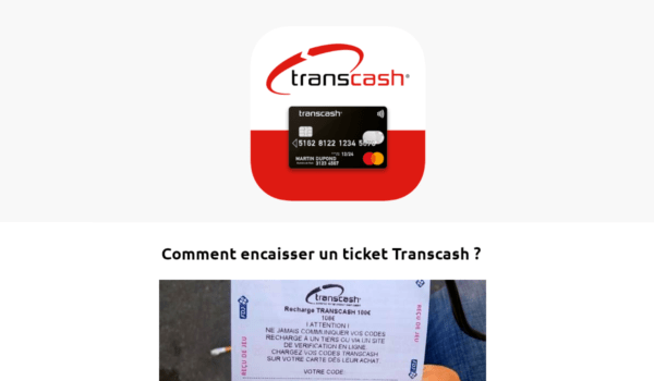 comment encaisser un ticket transcash