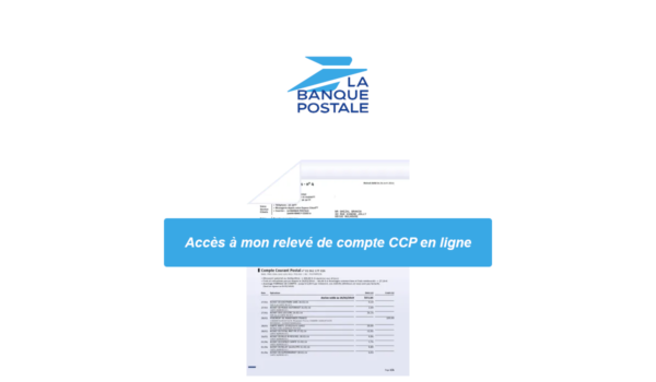 Mon Relev De Compte Ccp Acc S Aux Documents En Ligne