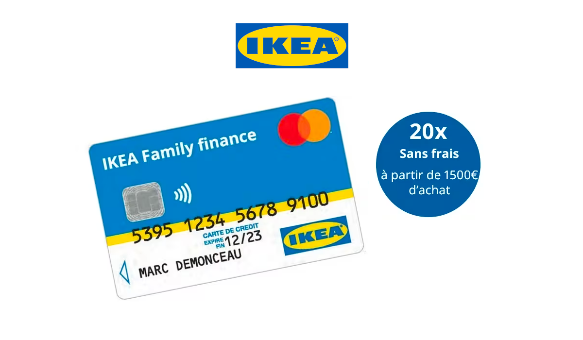 IKEA Financement 20 fois sans frais