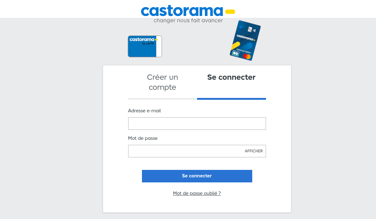 Castorama mon compte Connexion