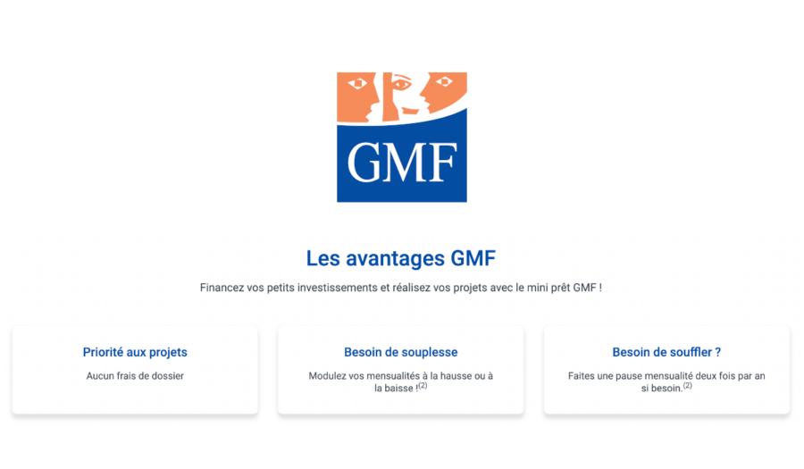 avantages micro crédit gmf