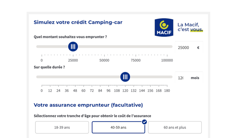 simulation financement macif