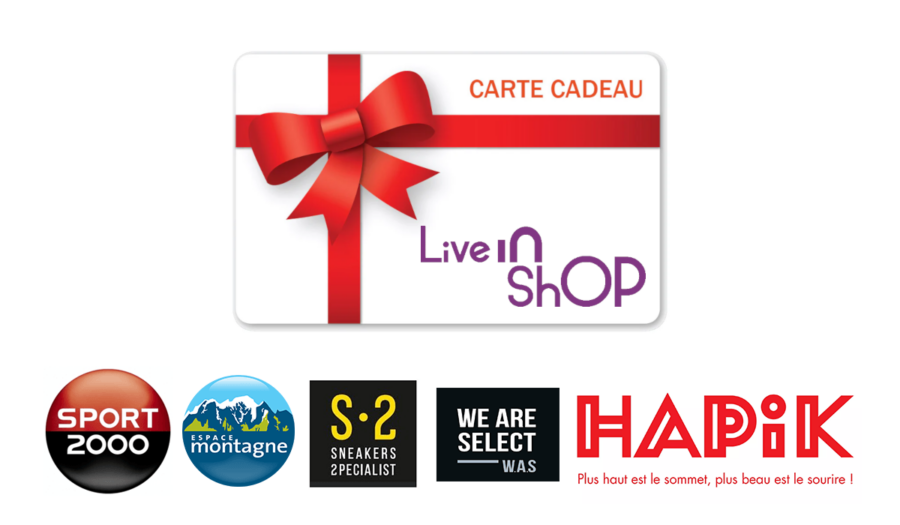 carte cadeau live in shop