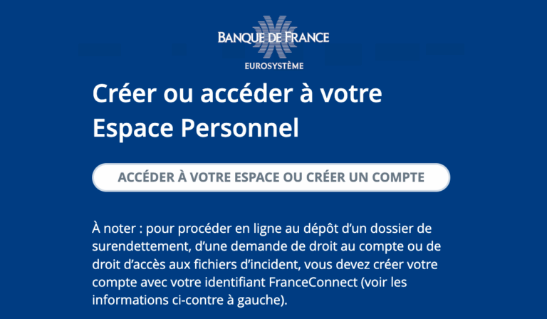 espace banque de france