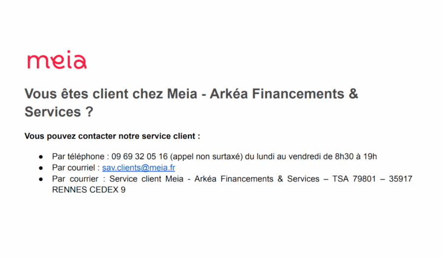 service client meia